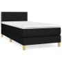 Box spring bed with black fabric mattress 100x200 cm by vidaXL, Beds and slatted bases - Ref: Foro24-3140515, Price: 326,85 €...