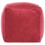 Puf terciopelo de algodón rosa 40x40x40 cm de vidaXL, Otomanas - Ref: Foro24-284031, Precio: 65,01 €, Descuento: %