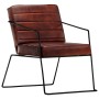 Dark Brown Genuine Leather Armchair by vidaXL, Armchairs - Ref: Foro24-284412, Price: 251,09 €, Discount: %