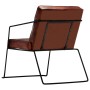 Dark Brown Genuine Leather Armchair by vidaXL, Armchairs - Ref: Foro24-284412, Price: 234,74 €, Discount: %