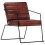 Dark Brown Genuine Leather Armchair by vidaXL, Armchairs - Ref: Foro24-284412, Price: 234,74 €, Discount: %