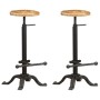 Kitchen stools, 2 units, solid mango wood by vidaXL, Kitchen stools - Ref: Foro24-286245, Price: 193,14 €, Discount: %