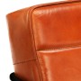 Sillón de cuero auténtico marrón canela de vidaXL, Sillones - Ref: Foro24-284411, Precio: 212,71 €, Descuento: %