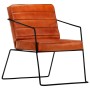 Cinnamon Brown Genuine Leather Armchair by vidaXL, Armchairs - Ref: Foro24-284411, Price: 212,71 €, Discount: %