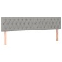 Cama box spring con colchón tela gris claro 180x200 cm de vidaXL, Camas y somieres - Ref: Foro24-3140313, Precio: 557,48 €, D...