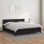 Box spring bed with black synthetic leather mattress 180x200 cm by vidaXL, Beds and slatted bases - Ref: Foro24-3141017, Pric...