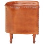 Brown genuine leather cube design armchair by vidaXL, Armchairs - Ref: Foro24-286592, Price: 198,88 €, Discount: %