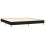 Box spring bed with black fabric mattress 200x200 cm by vidaXL, Beds and slatted bases - Ref: Foro24-3140483, Price: 549,52 €...