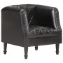 Black Genuine Goat Leather Bucket Armchair by vidaXL, Armchairs - Ref: Foro24-286617, Price: 249,78 €, Discount: %