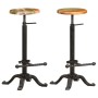 Kitchen stools 2 pcs cast iron solid recycled wood by vidaXL, Kitchen stools - Ref: Foro24-286246, Price: 159,05 €, Discount: %