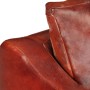 Dark Brown Genuine Leather Cube Armchair by vidaXL, Armchairs - Ref: Foro24-286955, Price: 204,51 €, Discount: %