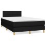 Cama box spring con colchón tela negro 120x200 cm de vidaXL, Camas y somieres - Ref: Foro24-3140603, Precio: 379,93 €, Descue...