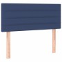 Box spring bed with blue fabric mattress 100x200 cm by vidaXL, Beds and slatted bases - Ref: Foro24-3140679, Price: 336,95 €,...