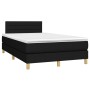 Box spring bed with black fabric mattress 120x200 cm by vidaXL, Beds and slatted bases - Ref: Foro24-3140683, Price: 374,16 €...