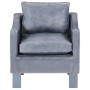 Gray genuine leather armchair by vidaXL, Armchairs - Ref: Foro24-286957, Price: 169,69 €, Discount: %