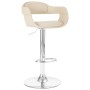 White synthetic leather kitchen stool by vidaXL, Kitchen stools - Ref: Foro24-287404, Price: 135,11 €, Discount: %