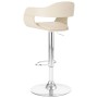 White synthetic leather kitchen stool by vidaXL, Kitchen stools - Ref: Foro24-287404, Price: 135,11 €, Discount: %