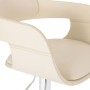 White synthetic leather kitchen stool by vidaXL, Kitchen stools - Ref: Foro24-287404, Price: 135,11 €, Discount: %