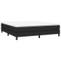 Cama box spring con colchón tela negro 180x200 cm de vidaXL, Camas y somieres - Ref: Foro24-3144095, Precio: 504,76 €, Descue...