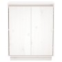 Aparador de madera maciza de pino blanco 60x34x75 cm de vidaXL, Aparadores - Ref: Foro24-813346, Precio: 82,00 €, Descuento: %