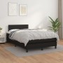 Box spring bed with black synthetic leather mattress 120x200 cm by vidaXL, Beds and slatted bases - Ref: Foro24-3141053, Pric...