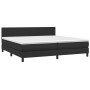 Cama box spring con colchón cuero sintético negro 200x200 cm de vidaXL, Camas y somieres - Ref: Foro24-3141023, Precio: 621,0...