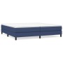 Cama box spring con colchón tela azul 200x200 cm de vidaXL, Camas y somieres - Ref: Foro24-3144107, Precio: 571,66 €, Descuen...