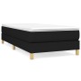 Cama box spring con colchón tela negro 90x190 cm de vidaXL, Camas y somieres - Ref: Foro24-3144137, Precio: 268,55 €, Descuen...