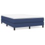 Cama box spring con colchón tela azul 140x200 cm de vidaXL, Camas y somieres - Ref: Foro24-3144083, Precio: 374,30 €, Descuen...