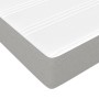 Cama box spring con colchón tela gris claro 180x200 cm de vidaXL, Camas y somieres - Ref: Foro24-3144093, Precio: 495,41 €, D...