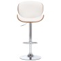 White synthetic leather kitchen stool by vidaXL, Kitchen stools - Ref: Foro24-287410, Price: 137,04 €, Discount: %