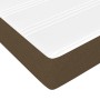 Cama box spring con colchón tela marrón oscuro 120x200 cm de vidaXL, Camas y somieres - Ref: Foro24-3144064, Precio: 332,13 €...