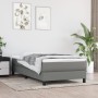 Box spring bed with dark gray fabric mattress 100x200 cm by vidaXL, Beds and slatted bases - Ref: Foro24-3144054, Price: 306,...