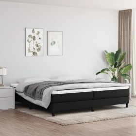 Box spring bed with black fabric mattress 200x200 cm by vidaXL, Beds and slatted bases - Ref: Foro24-3144103, Price: 551,53 €...