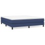 Box spring bed with blue fabric mattress 180x200 cm by vidaXL, Beds and slatted bases - Ref: Foro24-3144099, Price: 446,80 €,...