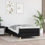 Box spring bed with black fabric mattress 90x200 cm by vidaXL, Beds and slatted bases - Ref: Foro24-3144145, Price: 254,08 €,...