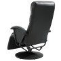 Sillón reclinable para TV de cuero sintético negro de vidaXL, Sillones - Ref: Foro24-248475, Precio: 295,99 €, Descuento: %