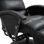 Sillón reclinable para TV de cuero sintético negro de vidaXL, Sillones - Ref: Foro24-248475, Precio: 295,99 €, Descuento: %