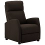 Sillón de masaje reclinable de tela marrón oscuro de vidaXL, Sillones - Ref: Foro24-289701, Precio: 237,47 €, Descuento: %