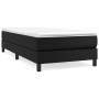 Box spring bed with black synthetic leather mattress 90x190 cm by vidaXL, Beds and slatted bases - Ref: Foro24-3144231, Price...