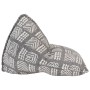 Gray patchwork fabric beanbag chair by vidaXL, Poufs - Ref: Foro24-287728, Price: 163,69 €, Discount: %