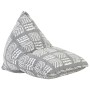 Sillón puf de tela patchwork gris de vidaXL, Pufs - Ref: Foro24-287728, Precio: 163,69 €, Descuento: %