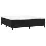 Box spring bed with black velvet mattress 160x200 cm by vidaXL, Beds and slatted bases - Ref: Foro24-3144341, Price: 434,91 €...