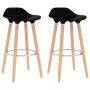 Kitchen stools 2 units black by vidaXL, Kitchen stools - Ref: Foro24-289365, Price: 107,17 €, Discount: %