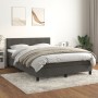 Box spring bed with dark gray velvet mattress 140x200 cm by vidaXL, Beds and slatted bases - Ref: Foro24-3141186, Price: 405,...