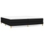 Cama box spring con colchón tela negro 200x200 cm de vidaXL, Camas y somieres - Ref: Foro24-3144201, Precio: 563,34 €, Descue...