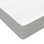 Cama box spring con colchón tela gris claro 180x200 cm de vidaXL, Camas y somieres - Ref: Foro24-3144191, Precio: 474,32 €, D...