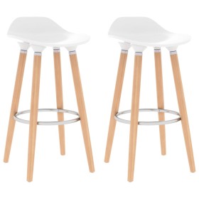 Kitchen stools 2 units white by vidaXL, Kitchen stools - Ref: Foro24-289364, Price: 136,99 €, Discount: %