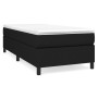 Cama box spring con colchón tela negro 90x200 cm de vidaXL, Camas y somieres - Ref: Foro24-3144393, Precio: 300,55 €, Descuen...