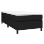 Cama box spring con colchón tela negro 90x200 cm de vidaXL, Camas y somieres - Ref: Foro24-3144393, Precio: 300,55 €, Descuen...